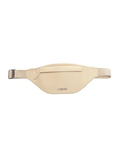Pre-owned Jacquemus Leather Le Papier 'la Banane Meunier' In Neutral