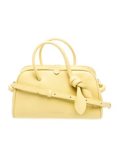 Pre-owned Jacquemus Leather Le Turismo Petit In Green