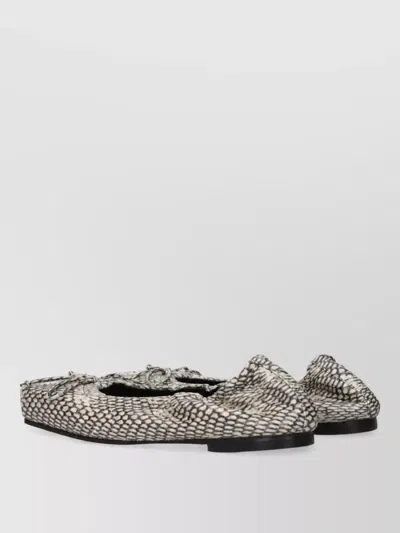 Jacquemus Leather Loafers In Multi