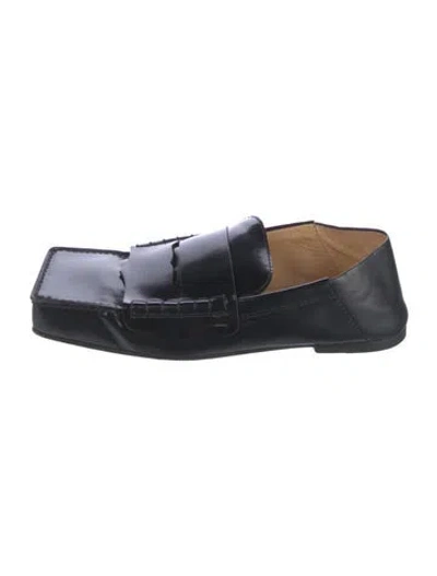 Pre-owned Jacquemus Leather Loafers In Blue