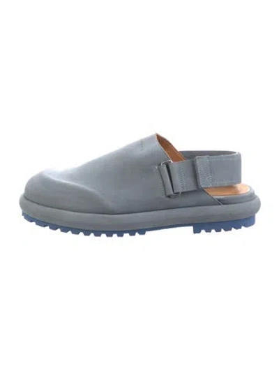 Pre-owned Jacquemus Leather Loafers In Blue