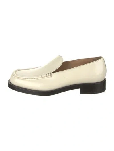Pre-owned Jacquemus Leather Loafers In Neutrals