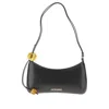Jacquemus Leather Medium 'le Chiquito' Bag In Black