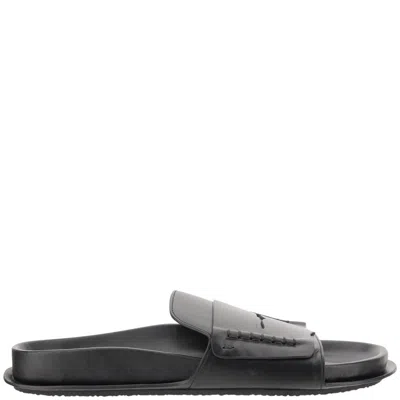 JACQUEMUS LEATHER MOCASSIN SANDAL