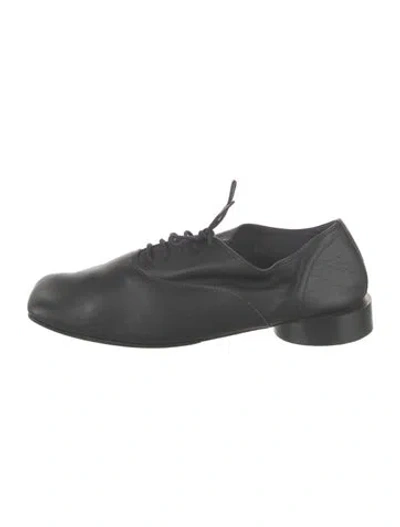Pre-owned Jacquemus Leather Oxfords In Black