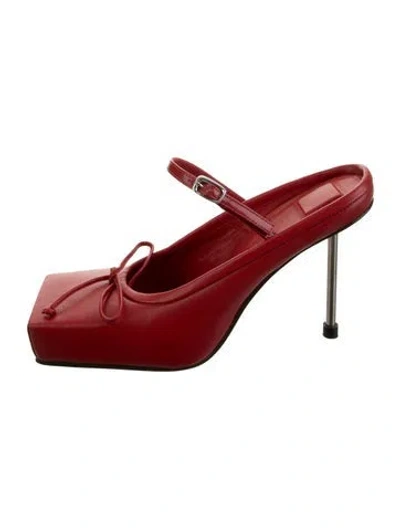 Pre-owned Jacquemus Leather Pumps In Red