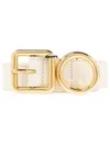 Jacquemus La Ceinture Regalo Leather Belt In ホワイト