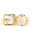Jacquemus La Ceinture Regalo Leather Belt In White