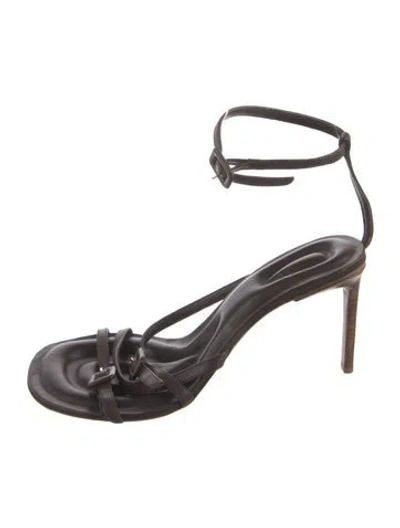 Pre-owned Jacquemus Leather Sandals In Brown