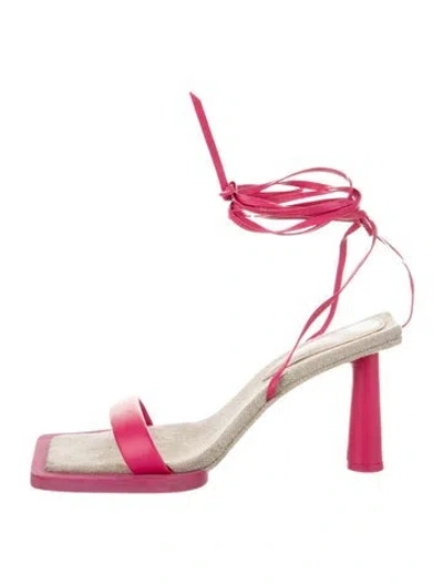 Pre-owned Jacquemus Leather Sandals In Multi