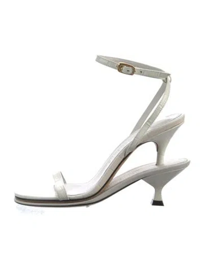 Pre-owned Jacquemus Leather Sandals In Neutral