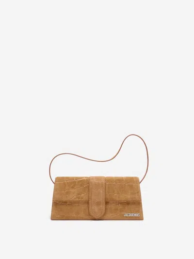 Jacquemus Leather Shoulder Bag In Brown
