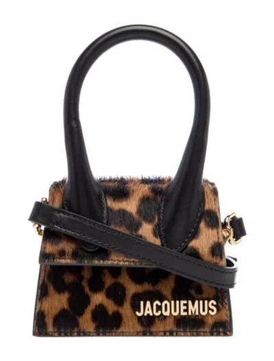 Pre-owned Jacquemus Leather Shoulder Bag In Brown