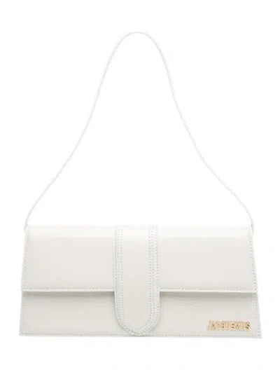 Pre-owned Jacquemus Leather Shoulder Bag In Neutral