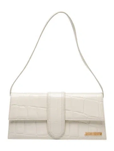 Pre-owned Jacquemus Leather Shoulder Bag In Neutrals