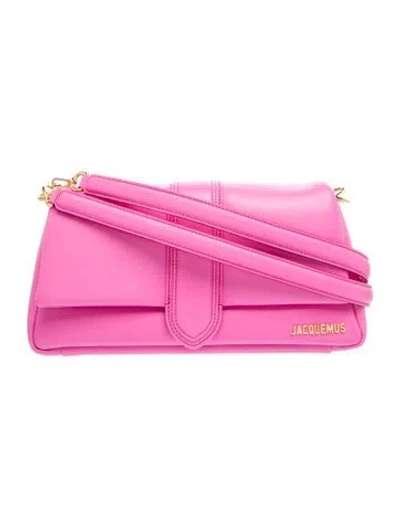 Pre-owned Jacquemus Leather Shoulder Bag W/ Tags In Pink