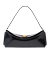 Jacquemus Smooth Calf Leather Shoulder Bag In Black