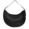 Jacquemus Black Leather Shoulder Bag In Black