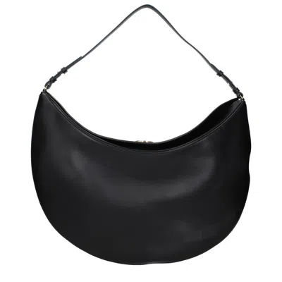 Jacquemus Leather Shoulder Women's Bag In Black