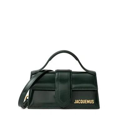 Jacquemus Le Bambino Leather Tote Bag In Green