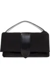 Jacquemus Padded Tote Bag With Leather Trim In Black