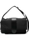 Jacquemus Leather-trimmed Tote Bag In Black