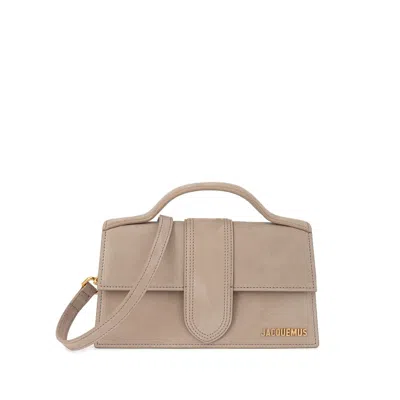 Jacquemus Leather Women's Handbag In Beige