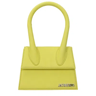 Jacquemus Leather Women's Handbag In Yellow