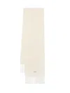 Jacquemus White Mohair Wool Scarves