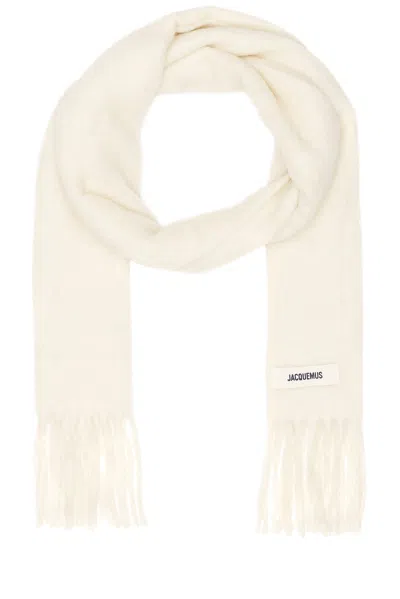 Jacquemus L'echarpe Carro In Off White