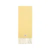 Jacquemus Womens L'echarpe Carro Fringed Wool-blend Scarf Yellow In Yellow