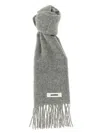 Jacquemus Lecharpe Carro Scarf In Gray