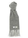 Jacquemus Lecharpe Carro Scarf In Gray