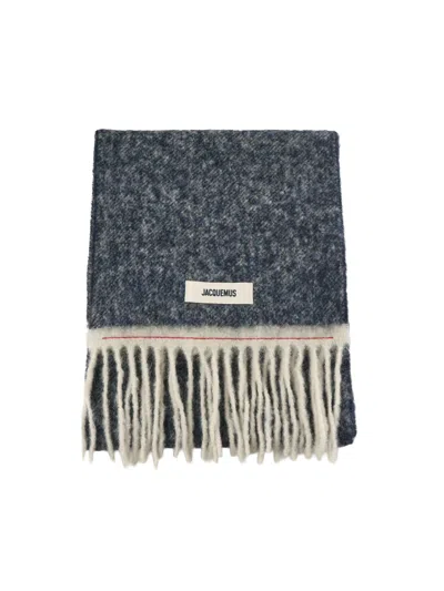 Jacquemus Lecharpe Carro Scarf In Gray