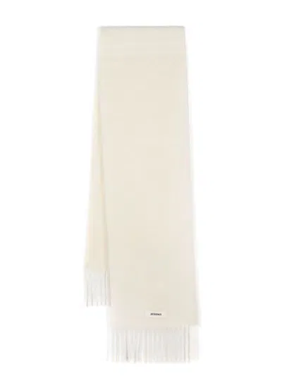 Jacquemus Soft Ivory White Scarf