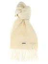 Jacquemus White Lecharpe Carro Scarf In White
