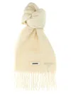 Jacquemus White Lecharpe Carro Scarf In White
