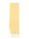 Jacquemus Womens L'echarpe Carro Fringed Wool-blend Scarf Yellow In Yellow