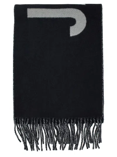 Jacquemus Scarf Men In Black