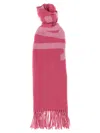 Jacquemus Soft Fringe Detail Scarf In Pink