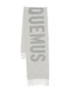 Jacquemus L'echarpe  Scarf In Gray