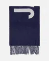Jacquemus L'echarpe  Wool Scarf In Blue