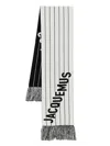 Jacquemus Fringed Scarf In Weiss
