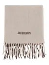 Jacquemus The Moisson Scarf In Neutral