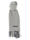 Jacquemus L'echarpe Moisson' Scarf In Gray