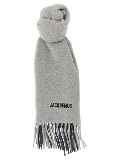 Jacquemus L'echarpe Moisson' Scarf In Gray