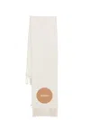 Jacquemus L'écharpe Rond Carré Scarf In White