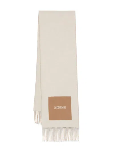 JACQUEMUS L'ECHARPE ROND CARRE SCARF