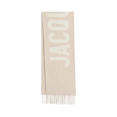 Pre-owned Jacquemus L'echarpe Scarf 'beige' In Tan