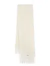 Jacquemus White Scarves Men In Neutral